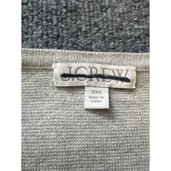 J.Crew Juliette Collarless Sweater Blazer – Heather Dove – XXS – NWOT - Picture 7 of 10